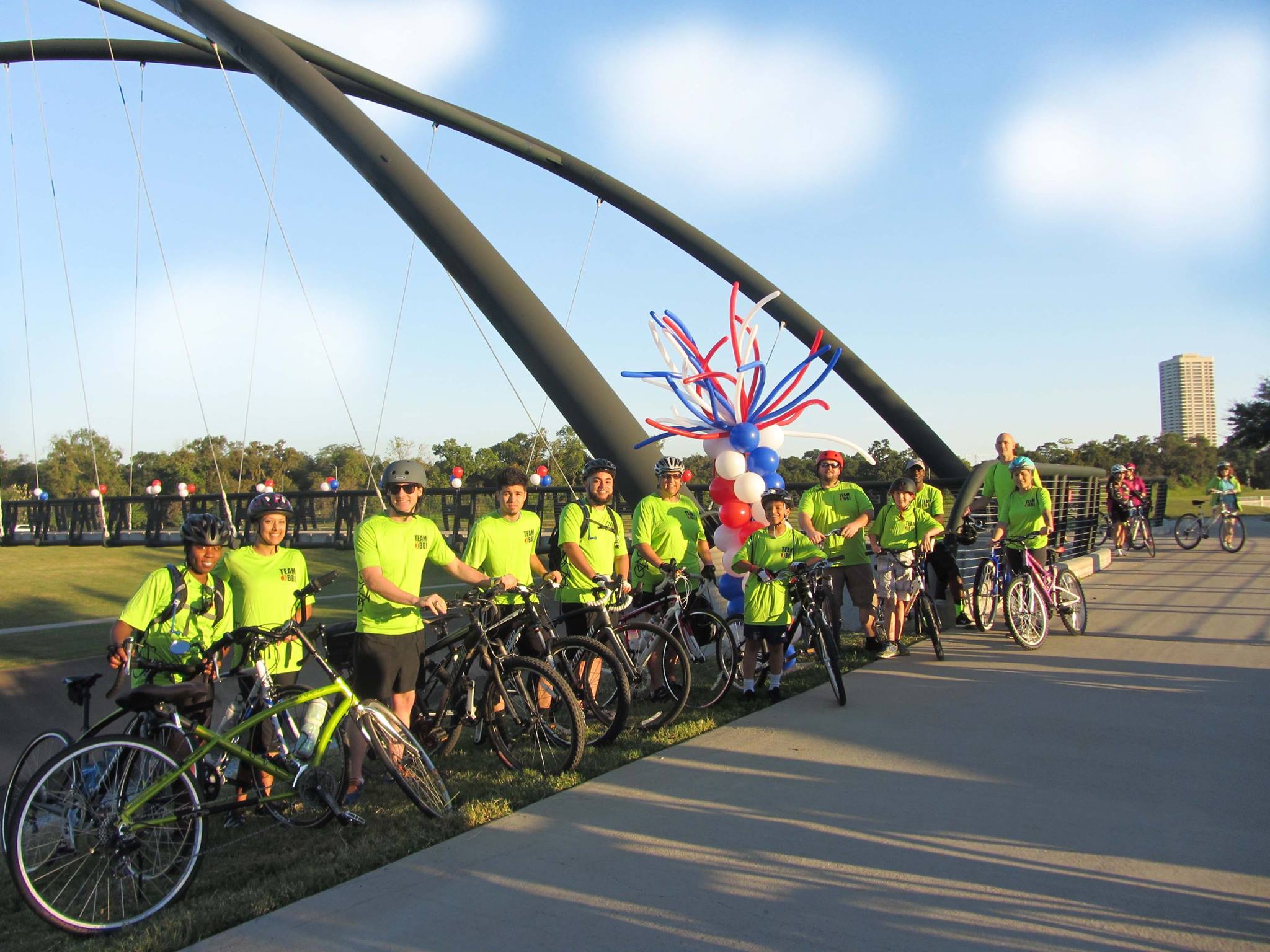BinkleyBarfield Rides Park to Port Benefitting Herman Park Conservancy