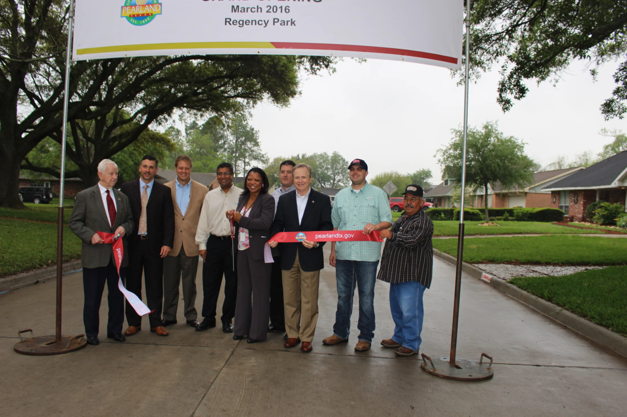 Ribbon Cutting for Regency Park in Pearland
