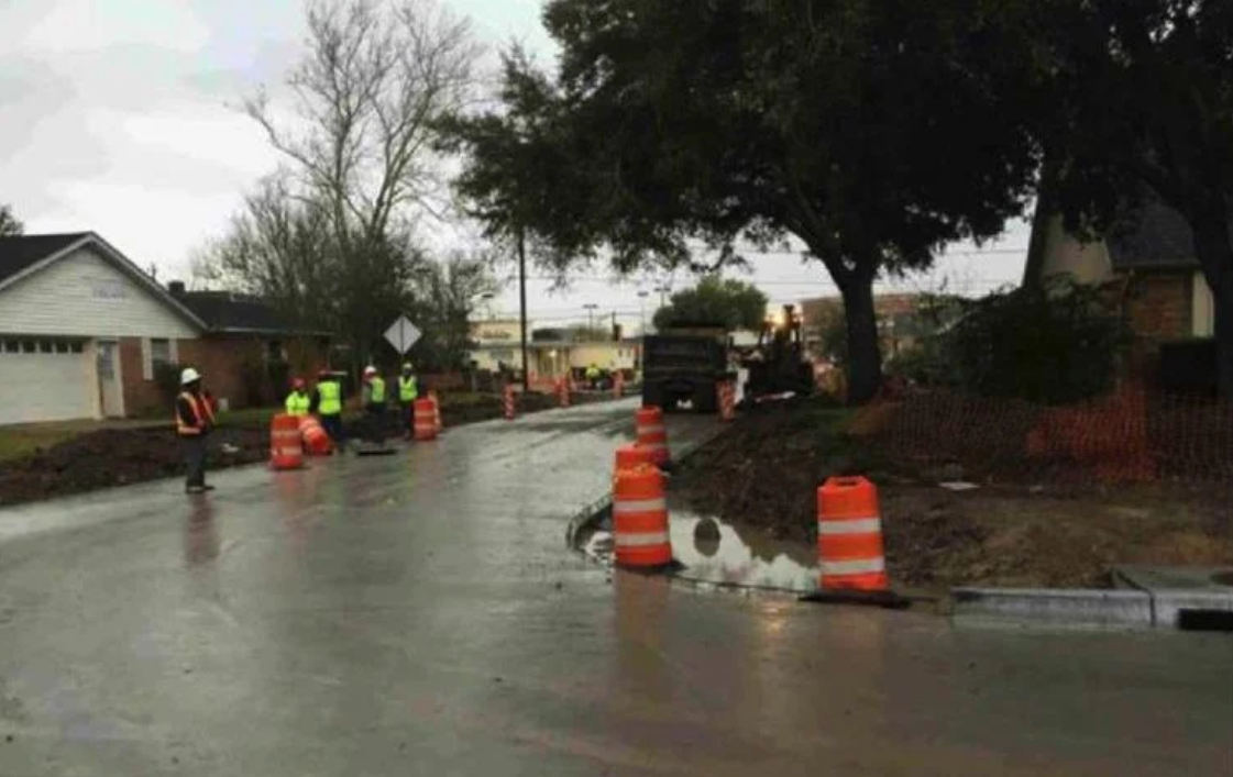 Regency Park Subdivision paving, drainage, waterline replacement project substantially complete