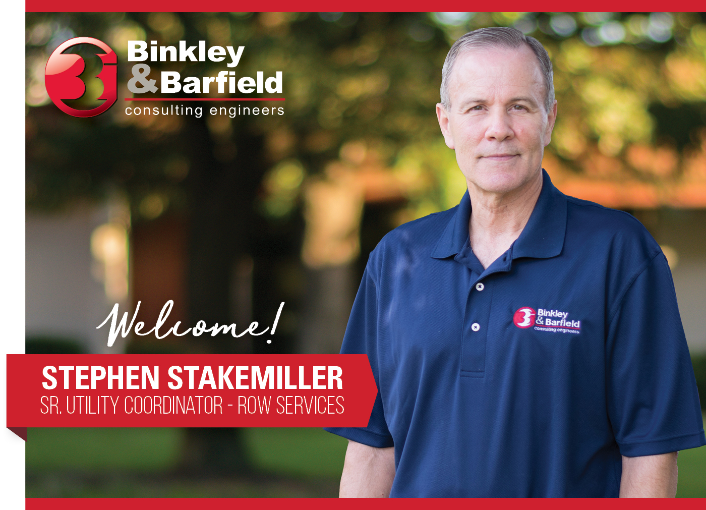 Welcome: Stephen Stakemiller