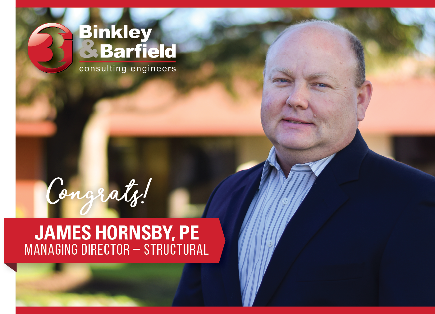 Congrats: James Hornsby, PE