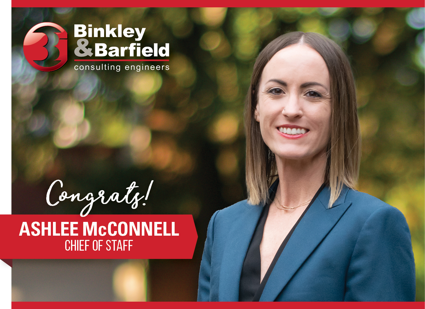 Congrats: Ashlee McConnell