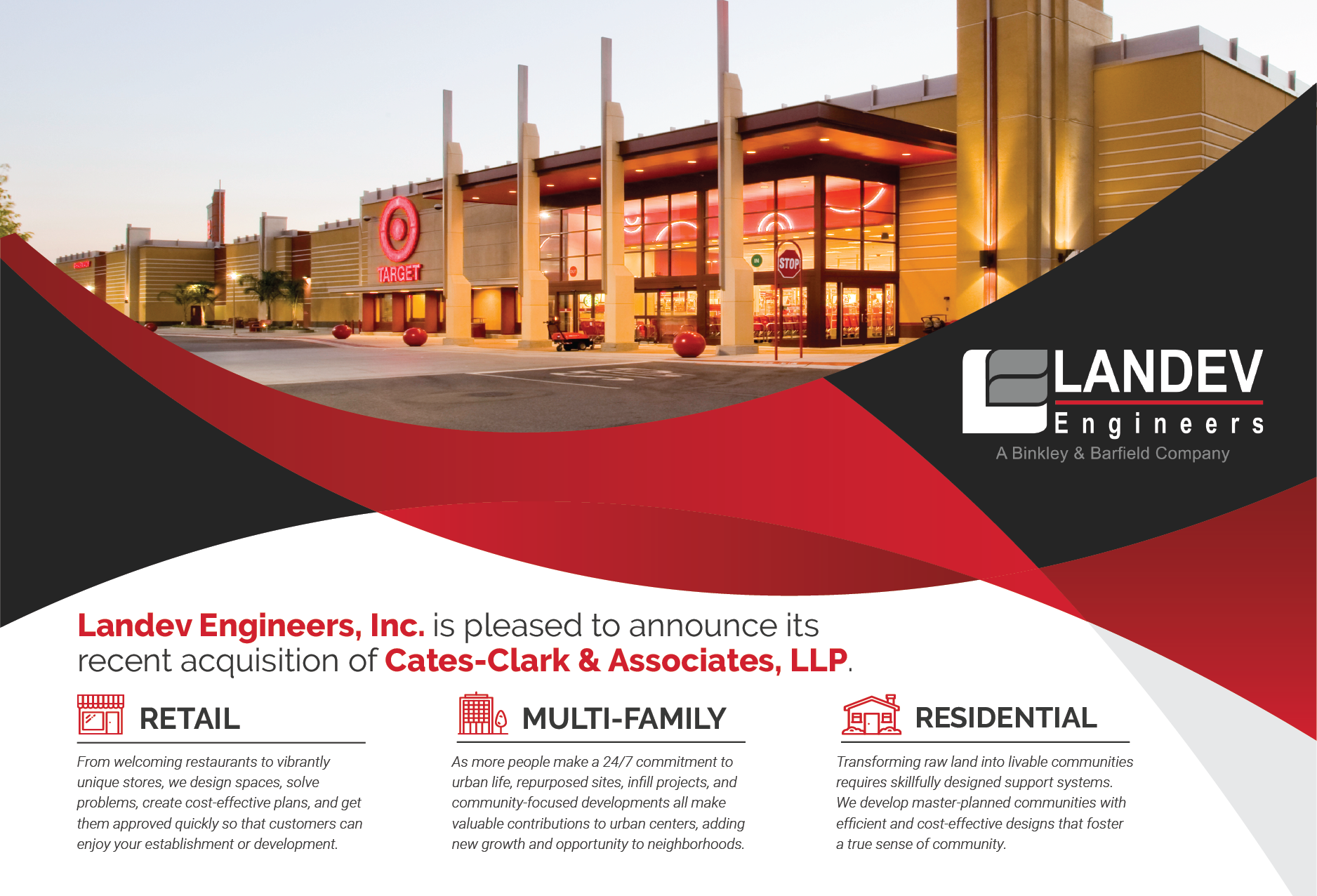 Landev Engineers Announces its Acquisition of Cates-Clark & Associates, LLP