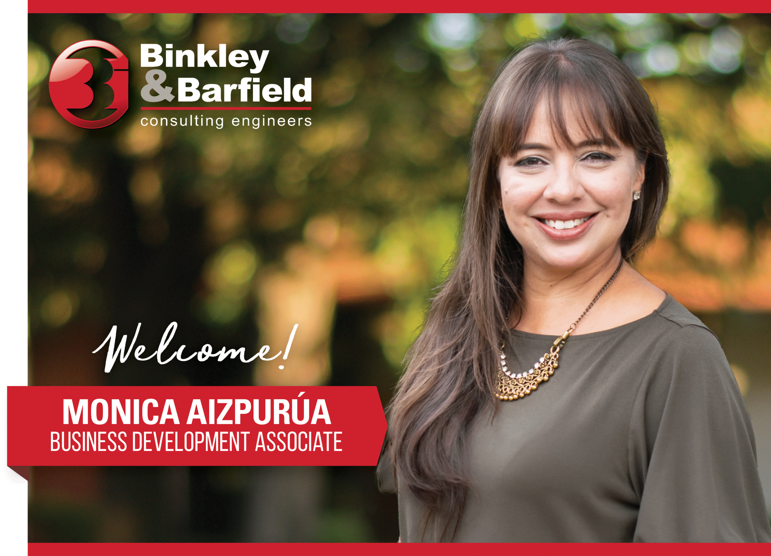 Welcome: Monica Aizpurúa