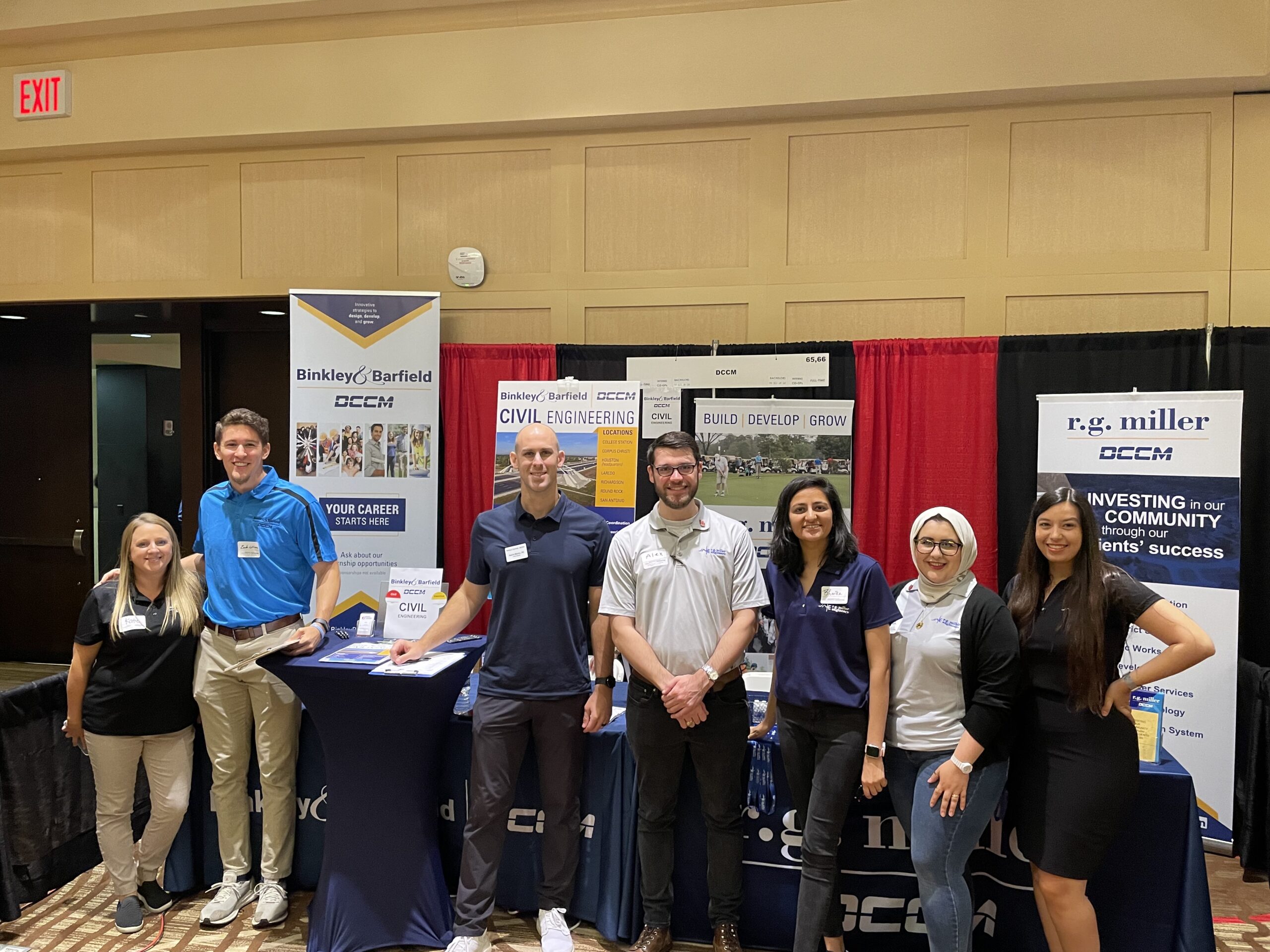 Binkley & Barfield | DCCM Attends the UH Fall 2022 Engineering Career Fair