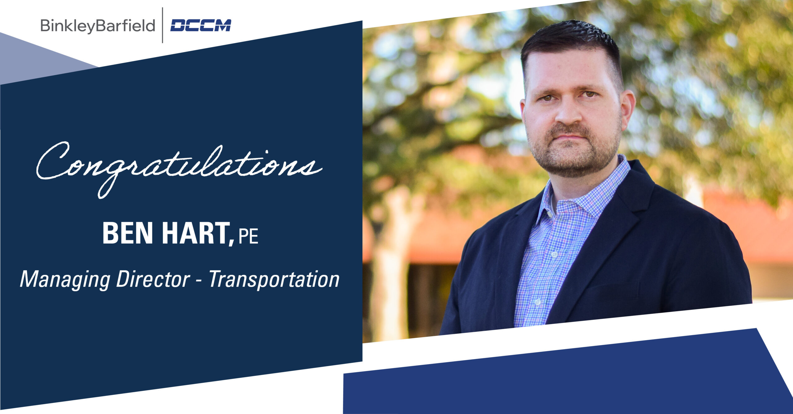 Ben Hart Promoted to Managing Director – Transportation